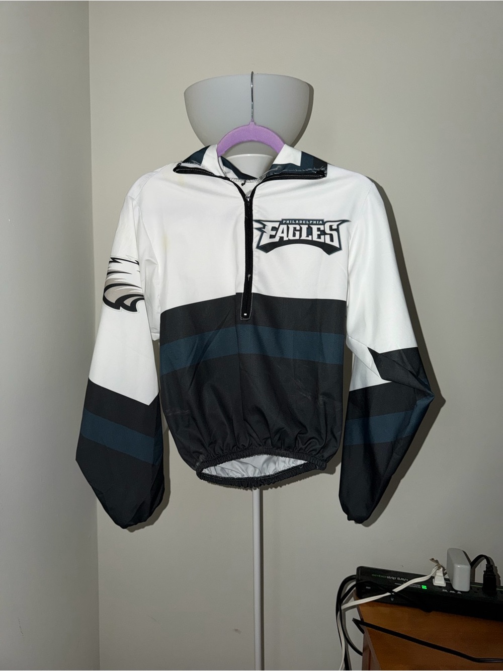 Philadelphia Eagles Windbreaker Quarter Zip